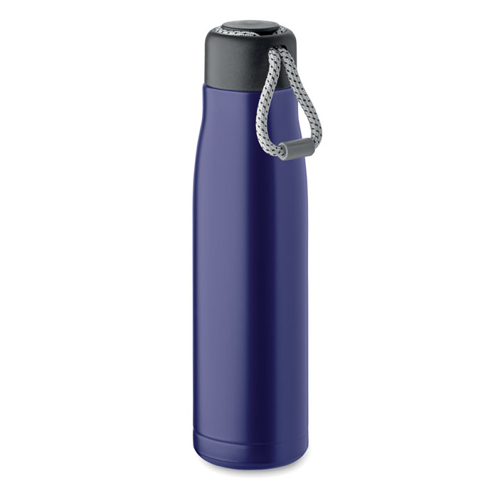 Bouteille double paroi personnalisée 500ml CORDLE Bleu royal